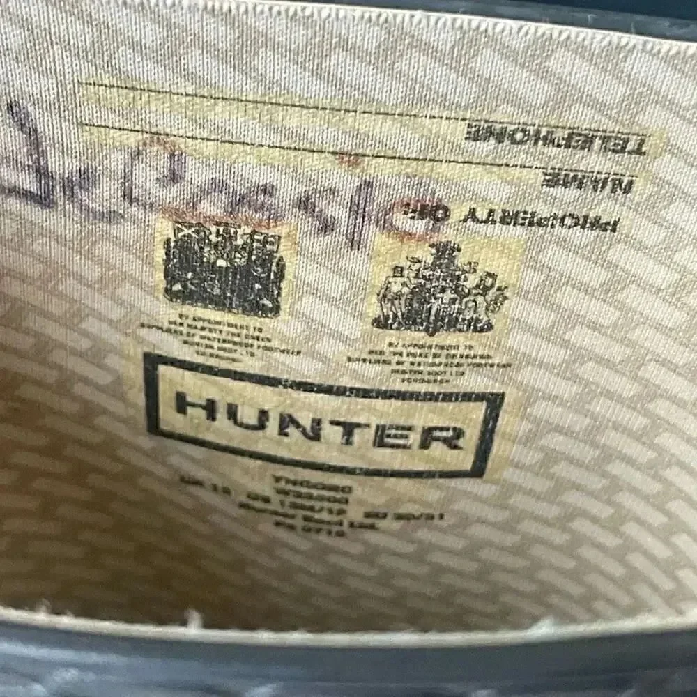Hunter british wellies
